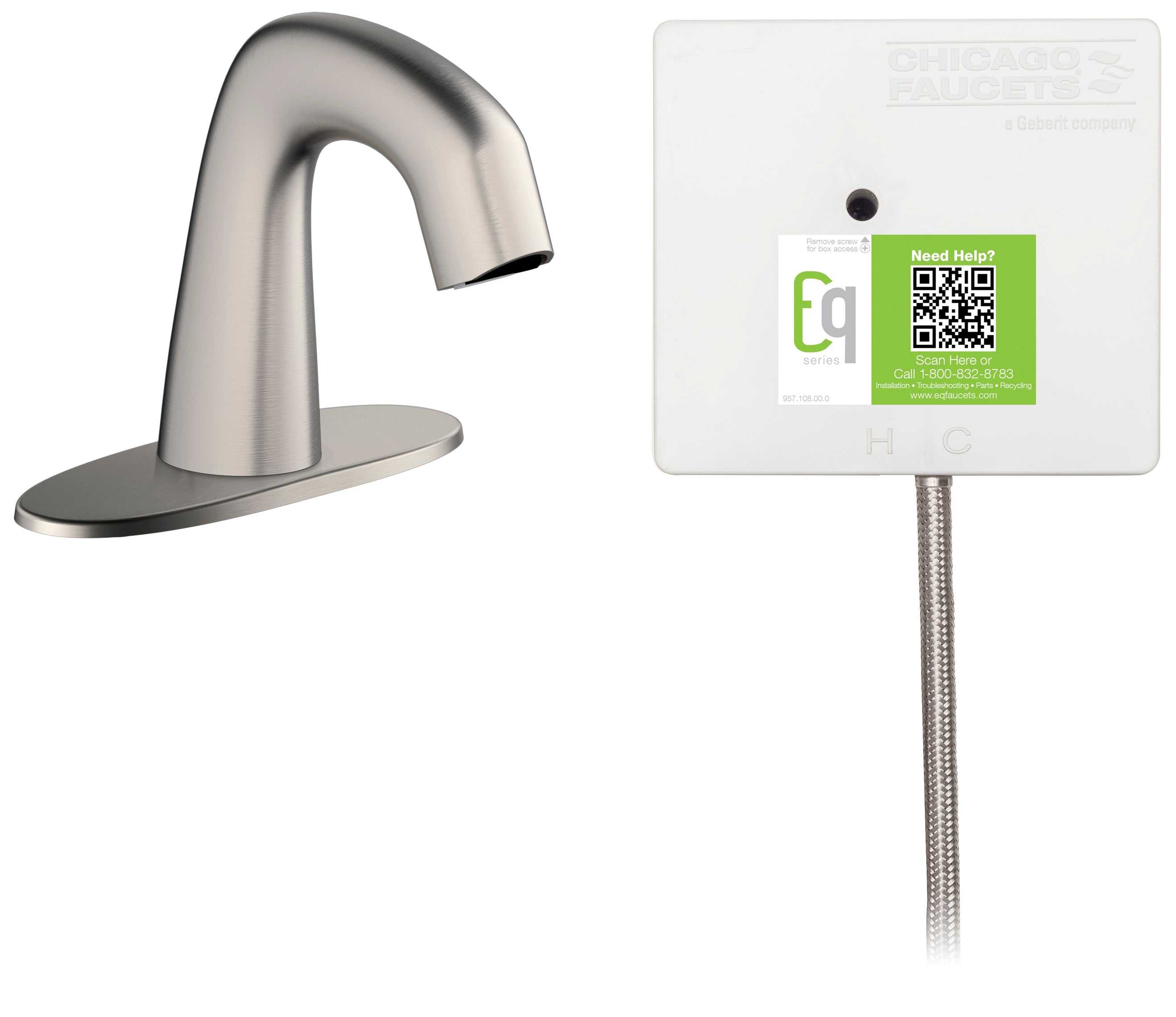 Grifos de Chicago, Chicago Faucets Grifo para lavabo Serie EQ EQ-A12A-11ABBN