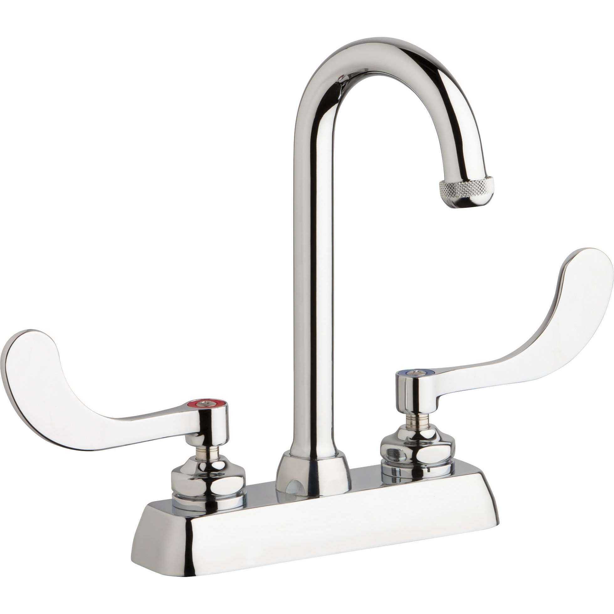 Grifos de Chicago, Chicago Faucets Grifo para mesa de trabajo de 4 "W4D-GN1AE1-317ABCP