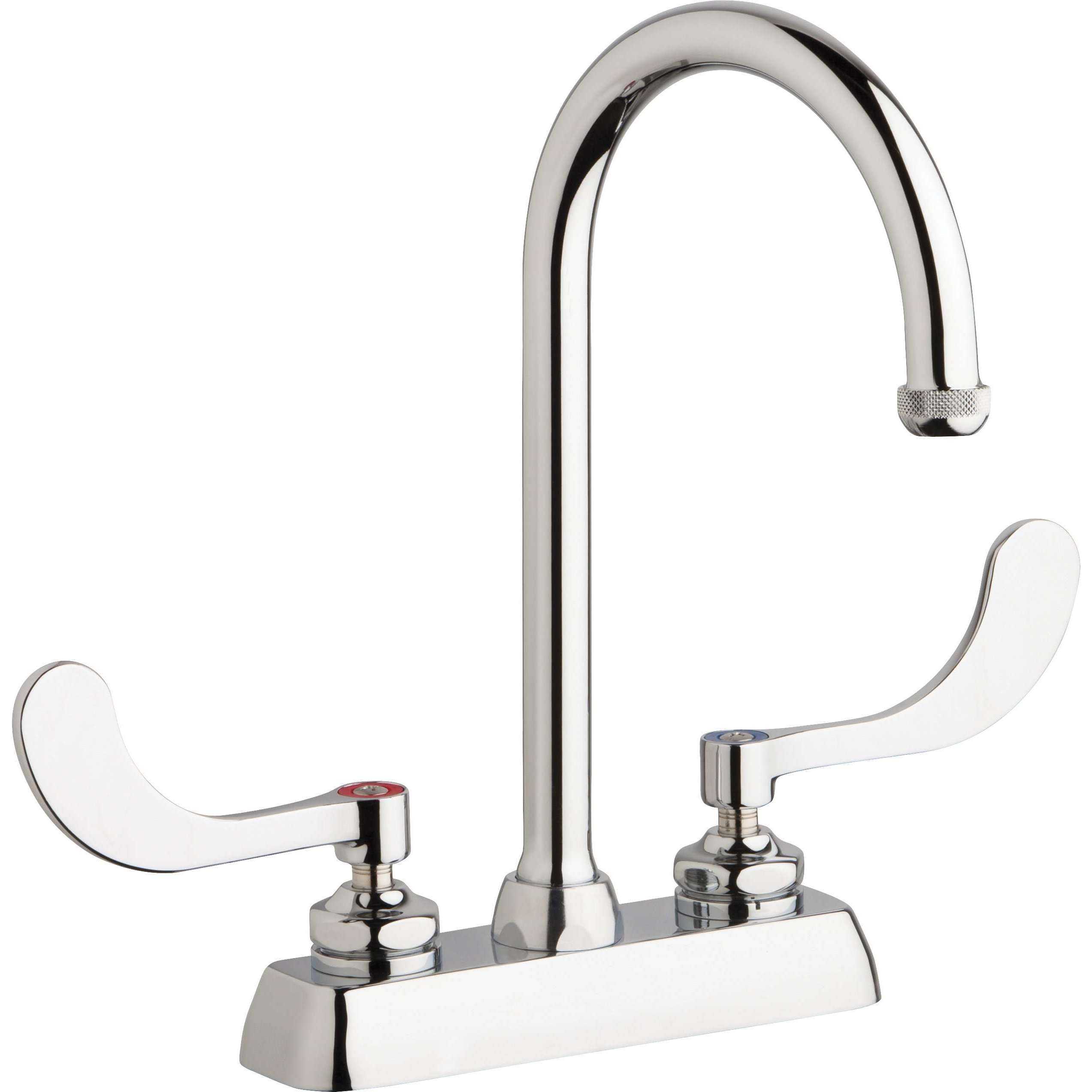 Grifos de Chicago, Chicago Faucets Grifo para mesa de trabajo de 4 "W4D-GN2AE1-317ABCP