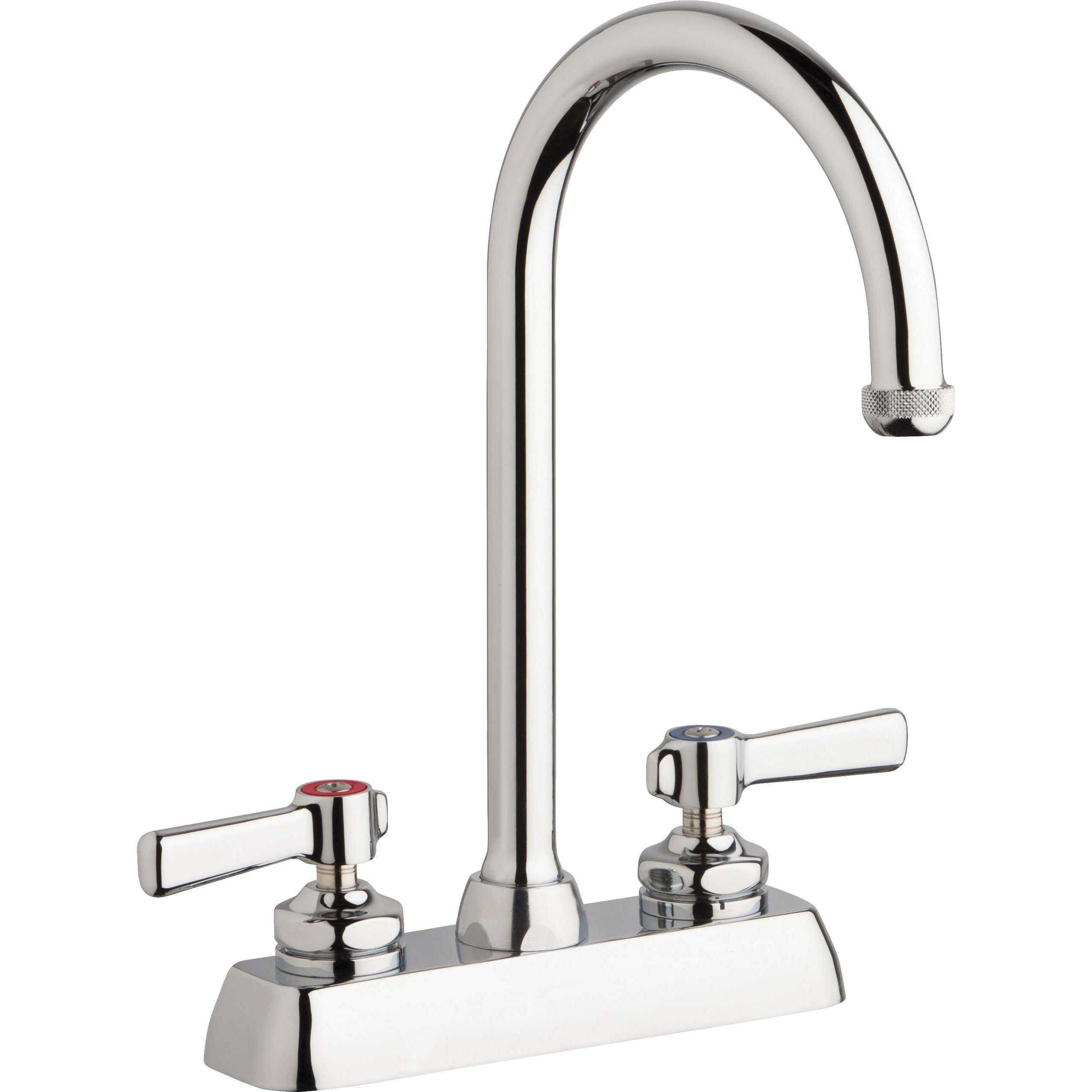 Grifos de Chicago, Chicago Faucets Grifo para mesa de trabajo de 4 "W4D-GN2AE1-369ABCP