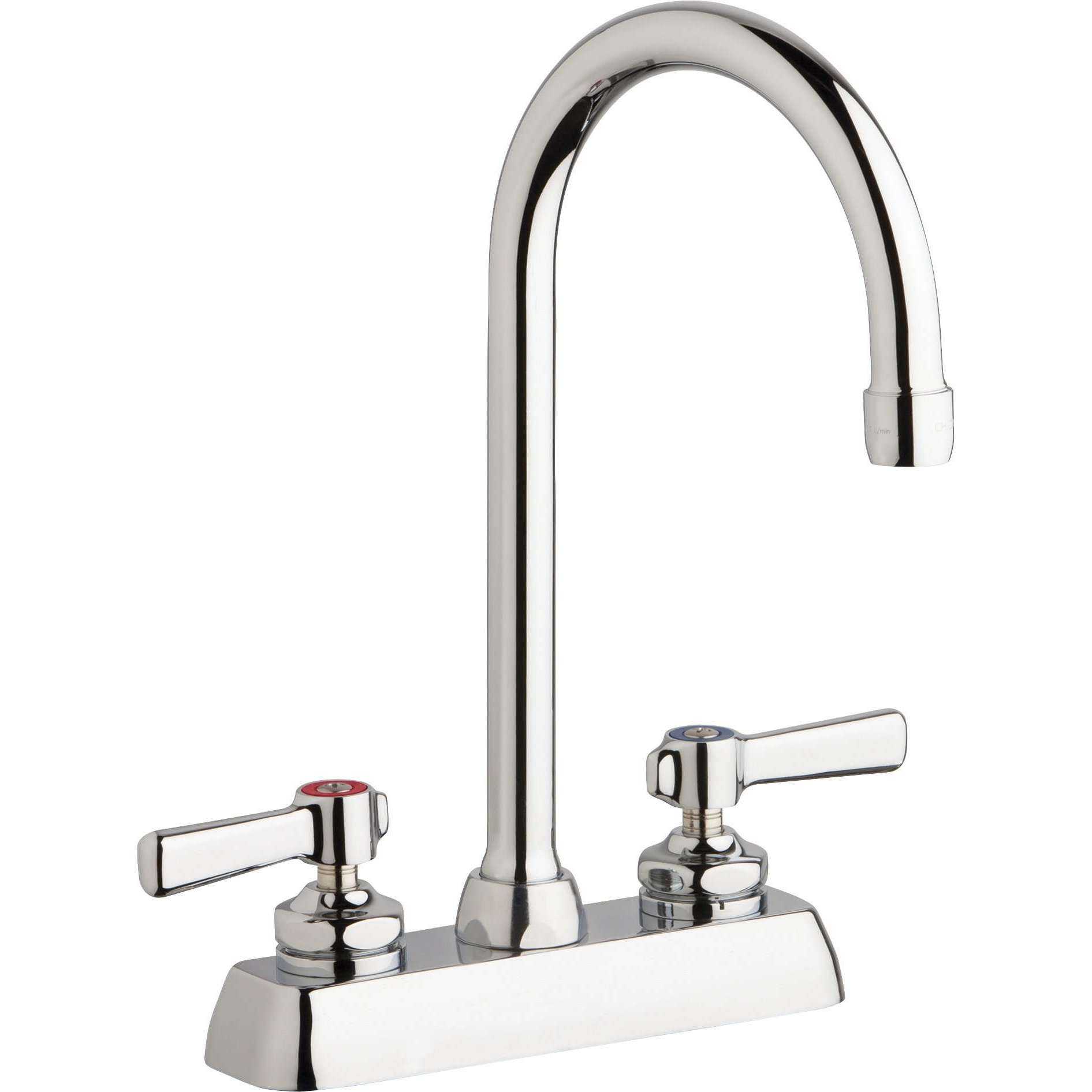 Grifos de Chicago, Chicago Faucets Grifo para mesa de trabajo de 4" W4D-GN2AE35-369AB