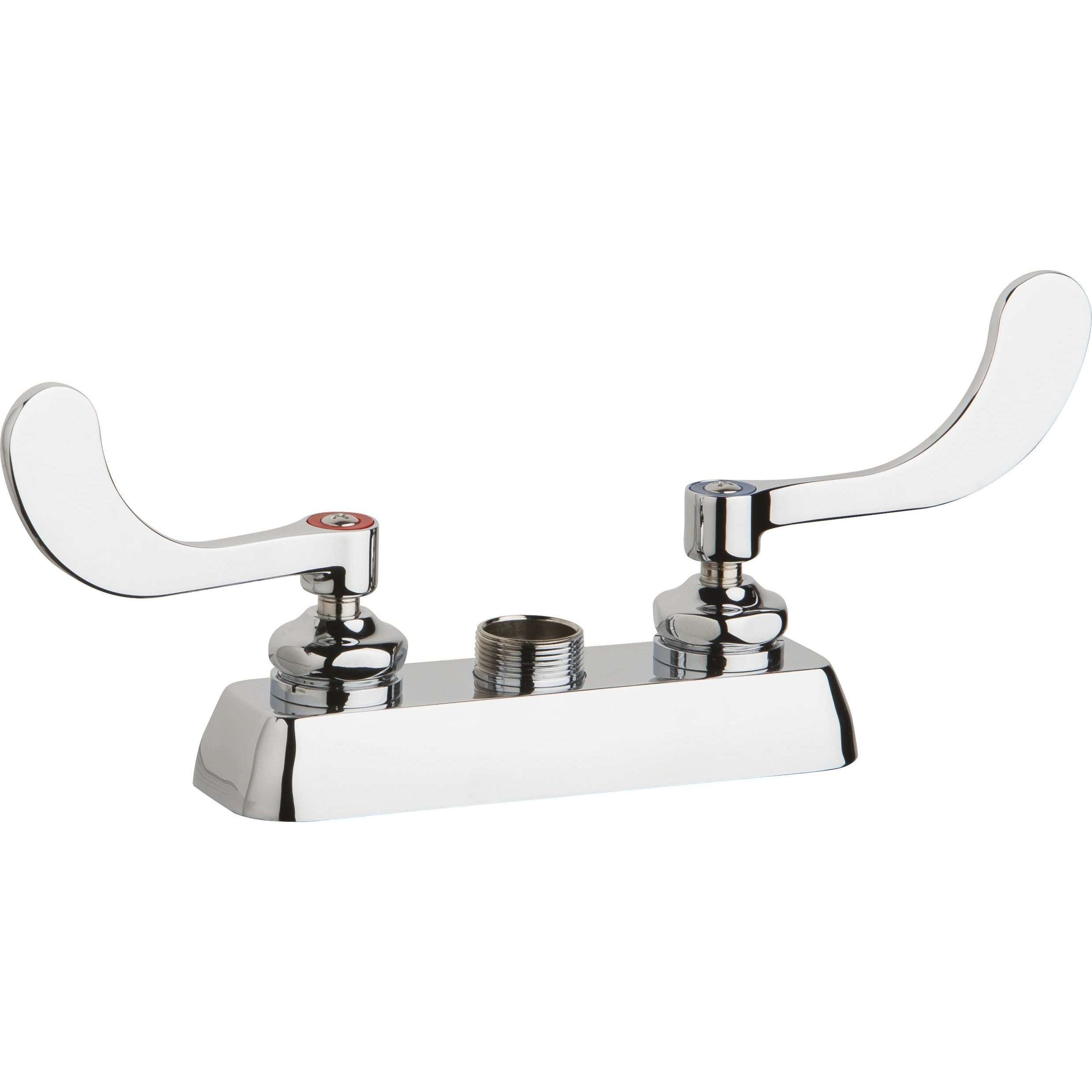 Grifos de Chicago, Chicago Faucets Grifo para mesa de trabajo de 4 '' W4D-LES317AB