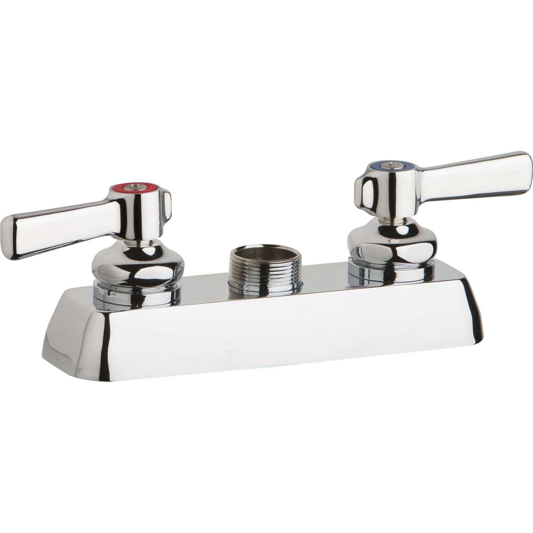 Grifos de Chicago, Chicago Faucets Grifo para mesa de trabajo de 4 '' W4D-LES369AB