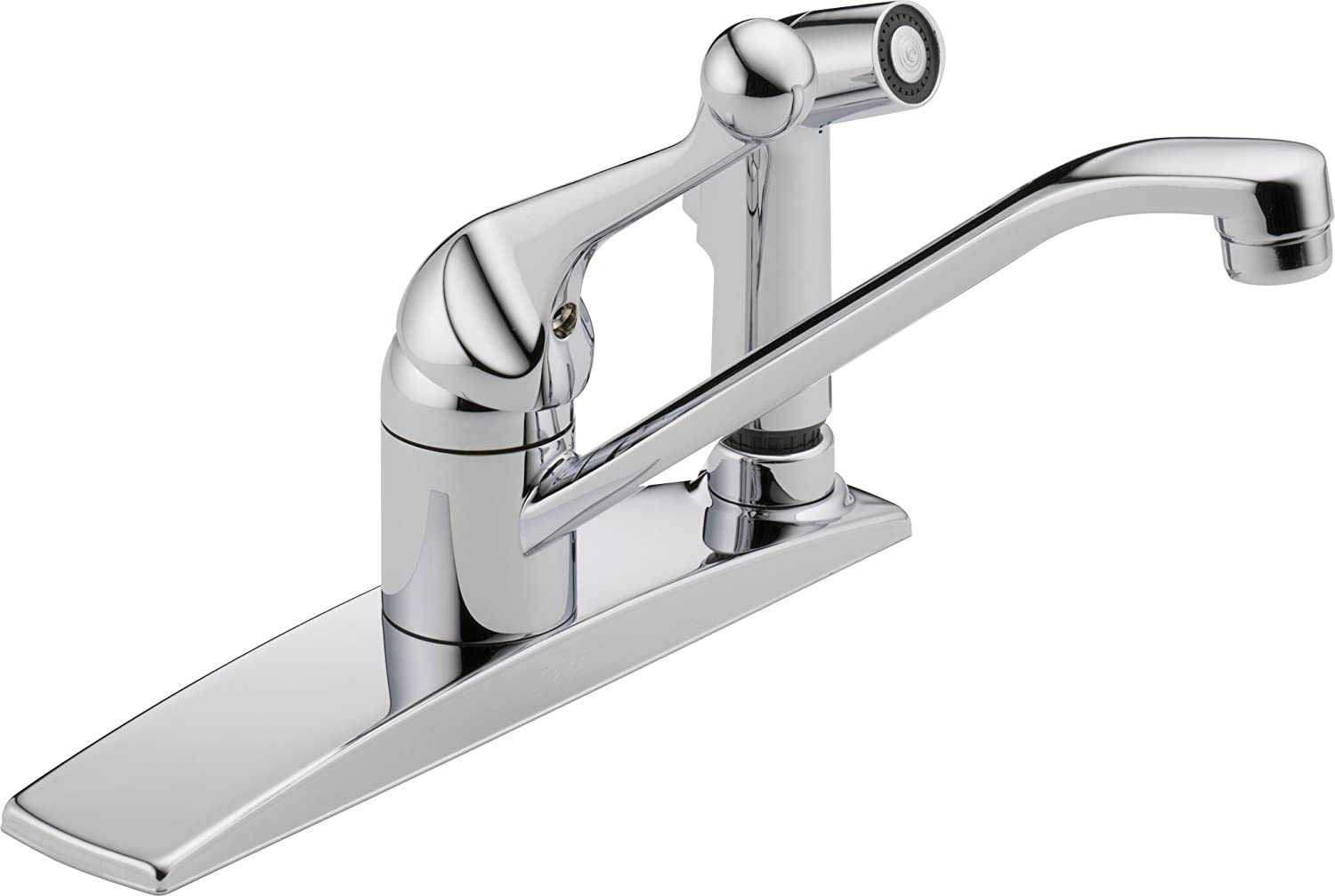 Grifos Delta, FAUCET 300LF-WF Grifo de cocina clásico con ducha integrada, cromado