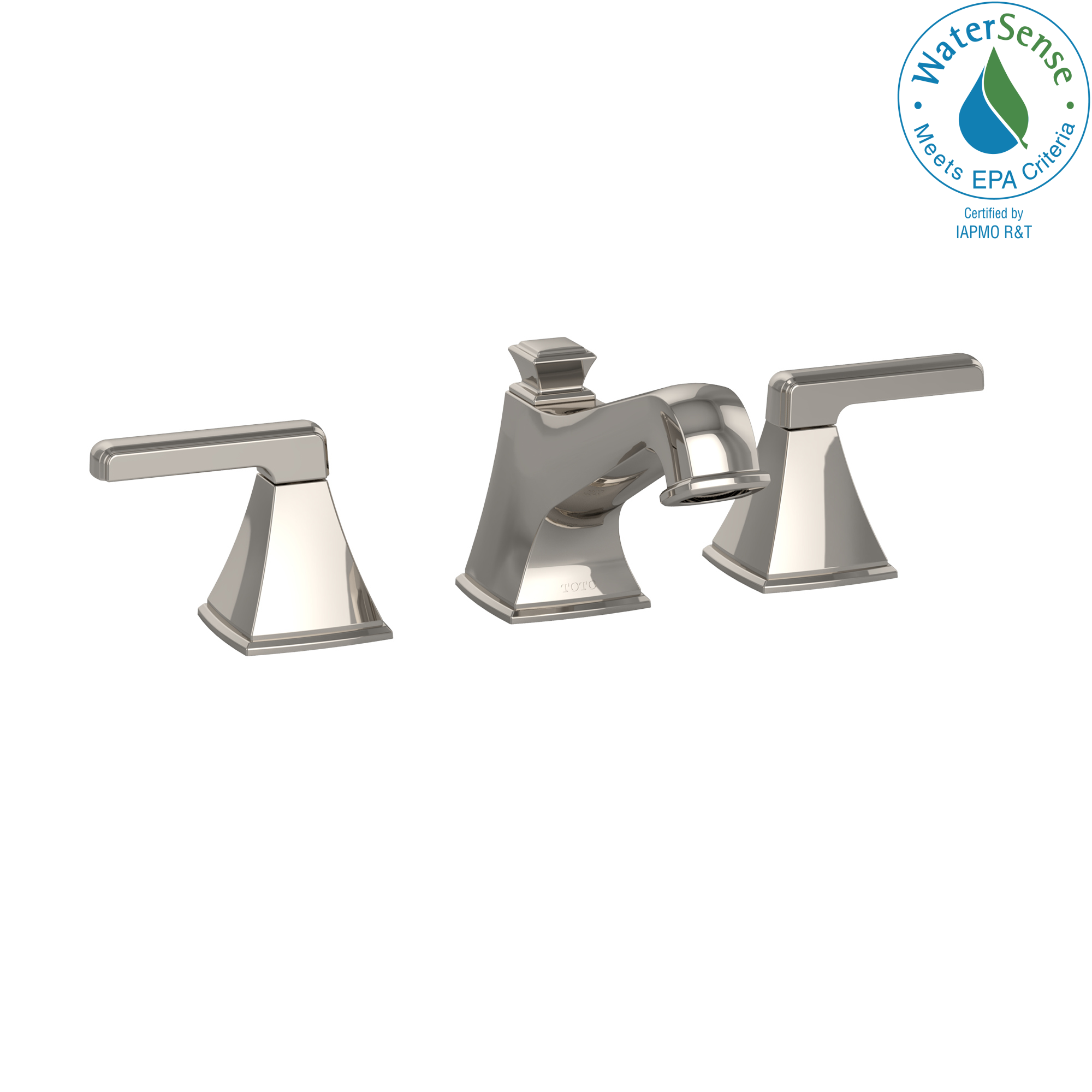 TOTO, TOTO Connelly TL221DD12#PN - Grifo para lavabo de baño con dos asas, 1,2 GPM, níquel pulido