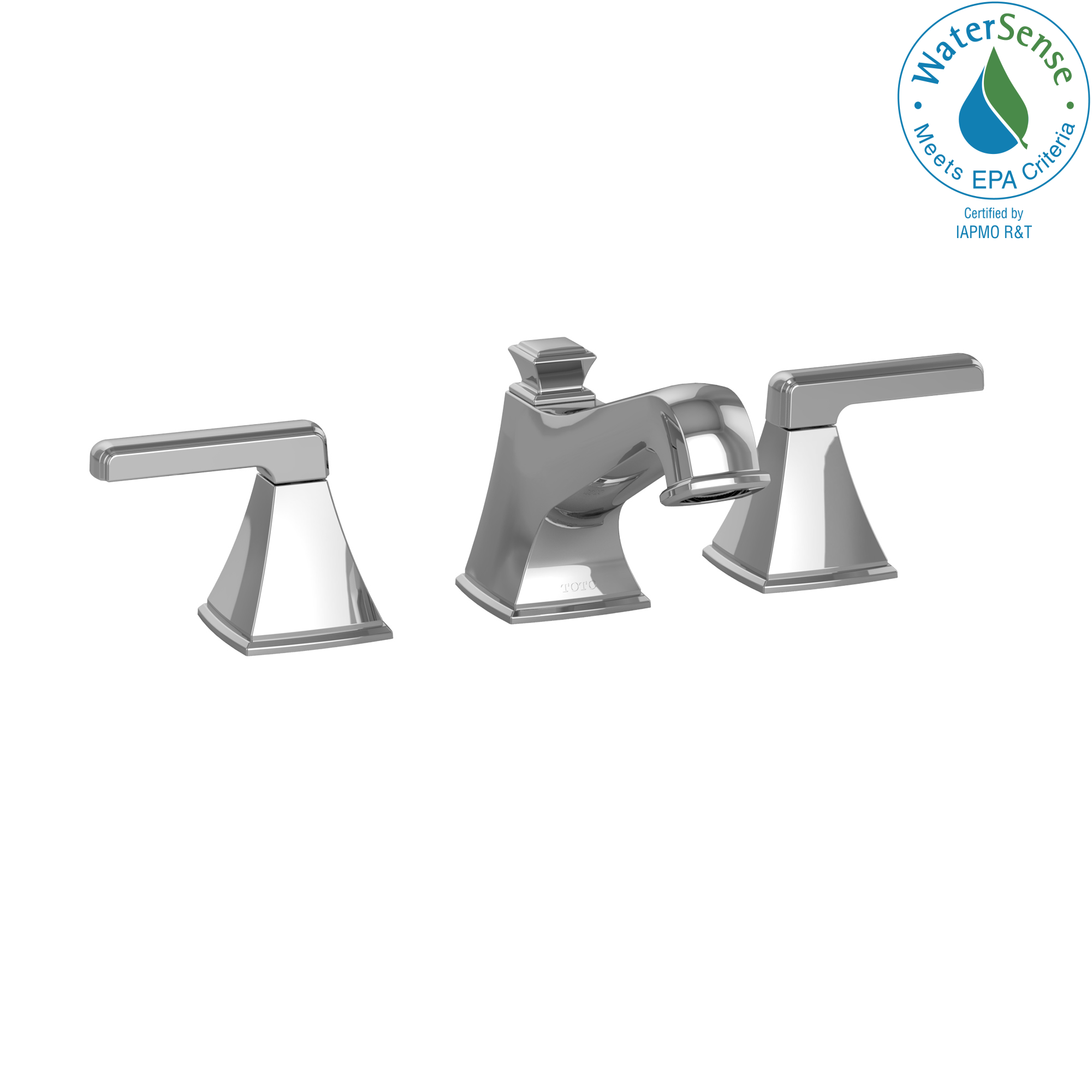 TOTO, TOTO Connelly TL221DD#CP - Grifo para lavabo de baño con dos asas, 1,5 GPM, cromo pulido